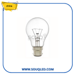 لمبة مسمار 100 وات – إضاءة صفراء – قاعدة B22 – إضاءة قوية