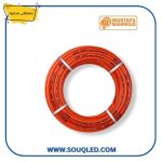 لفة خرطوم كهرباء مرن ينتج بواسطة ماركة مصطفى محمود، يستخدم في التمديدات الارضية والحائطية لحماية الأسلاك.