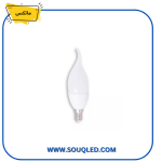 لمبة ليد بلحة 5 وات دمعة مصنفره أصفر من اليوس إضاءة دافئة موفرة للطاقة