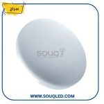 بلفونيرة ليد مدورة (تركيب خارجي) 24 واط ماركة سراج الأصلي، إضاءة صفراء دافئة موفرة للكهرباء.