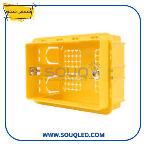 علبة-ماجيك-كهرباء-مصطفى-محمود-14x7سم. علبة ماجيك فيشر كهرباء مقاس 14×7 سم (ثلاثي) من ماركة مصطفى محمود، تستخدم لتأسيس نقاط المفاتيح والبرايز.