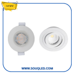 بانل LED 4 وات أبيض، تصميم داخلي مدور من ايكولايت، مناسب للمنازل والمكاتب والمتاجر.