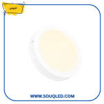 بانل دائري 18 وات خارج مدور أصفر اليوس