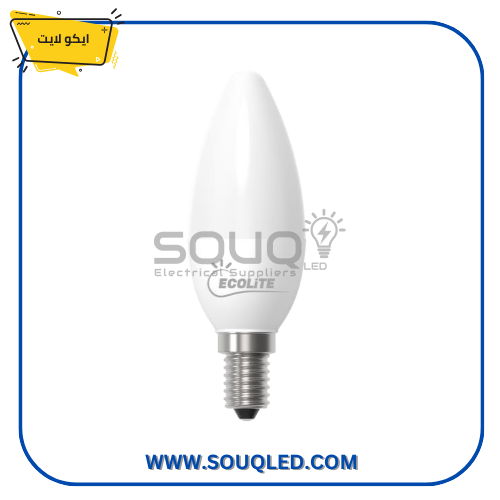 لمبة بلحة ليد 5 وات – كول وايت – إيكولايت لمبة بلحة ليد 5 وات كول وايت ايكولايت