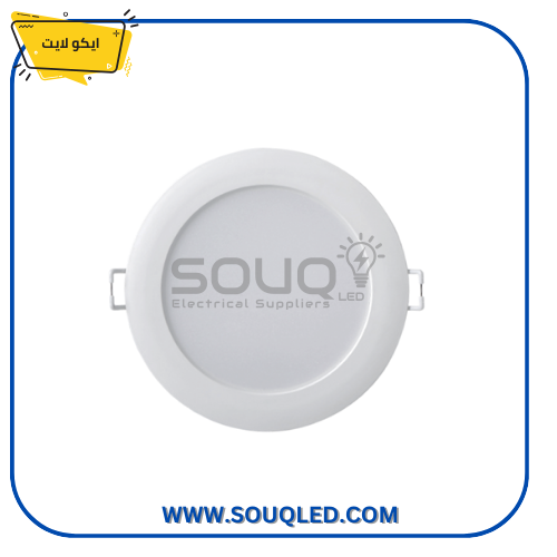 بانل ليد 12 وات داخل مدور – إضاءة أبيض – ايكولايت بانل ليد 12 وات مدور أبيض – ايكولايت السويدي