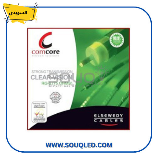 سلك دش rg6 لفة سلك دش RG6 – السويدي - الصورة 1