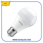 لمبة بالب ليد 18 واط ماركة سراج الأصلي، إضاءة صفراء دافئة قوية، موفرة للطاقة وقاعدة E27.