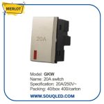 مفتاح سخان 20 امبير ذهبي ميرلوت