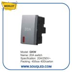مفتاح سخان 20 امبير ابيض ميرلوت