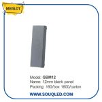 نصف سدادة (غطاء) علبة كهرباء لون فضي من ماركة ميرلوت.