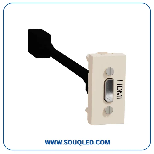 بريزة اتش دي HDMI مخرج صوت وصورة بيج سلسلة نيو يونيكا ماركة شنايدر إلكتريك Schneider Electric أصلي.