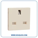 بريزة كهرباء ثلاثية ام كيه 16 أمبير 2 موديول بيج سلسلة نيو يونيكا ماركة شنايدر إلكتريك Schneider Electric أصلي.