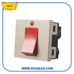 مفتاح قاطع تكييف 45 أمبير لون ذهبي من ماركة ميرلوت.