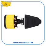 ⁦فيشة نتاية 2 بول 16 أمبير - مقبس بقفل أمان - ماركة i Lock الأصلية⁩ - الصورة ⁦3⁩