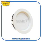 كشاف ليد بانل غاطس 30 وات ماركة ذكي السويدي، يضيء بلون أبيض بارد 6500K، إضاءة فائقة القوة للمحلات التجارية والمساحات المفتوحة.