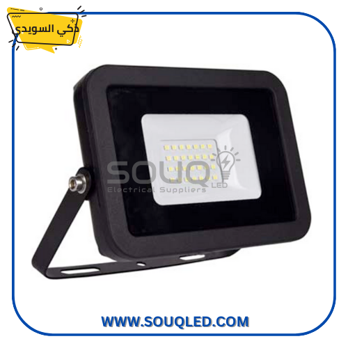 كشاف إضاءة ليد (LED Projector) ماركة ذكي السويدي، بقدرة ٥٠ واط، بضوء أبيض نهاري ٦٠٠٠ كلفن، يستخدم لإنارة الأماكن الخارجية ومقاوم للماء.