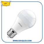 لمبة بالب ليد 9 واط ماركة سراج الأصلي، تعمل بـ 3 ألوان إضاءة مختلفة، موفرة للطاقة.