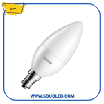 لمبة ليد بلحة (شمعة) 6 واط ماركة سراج الأصلي، إضاءة بيضاء ساطعة، موفرة للطاقة وقاعدة E14/E27.