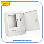 لوحة عداد كهرباء ثلاثي الأوجه (Three Phase) للعدادات الإلكترونية، ماركة صادق السويدي، مصممة للتركيب داخل الحائط لعداد واحد 3 فاز.