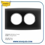 وش 2 فتحه صغيره اسود*فضي شنابل