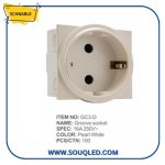 بريزه مجوفه بالامان 16 امبير صدفي شنابل