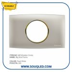 وش 1 فتحه صغيره فضي مط ذهبي  شنابل