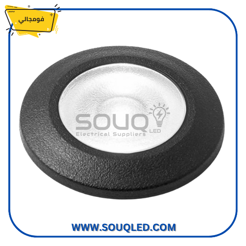 فوماجالي-الدو-1L-اسود-1-7وات-اصفر-IP67 مصباح فوماجالي الدو 1L غاطس (وجه واحد) باللون الأسود 1.7 وات، يستخدم للإضاءة الخارجية بمتانة عالية IP67.