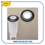 ⁦فوماجالي ALDO 1L0 أسود 1.7 وات - كشاف غاطس حائط خارجي إضاءة صفراء 3000 كلفن⁩ - الصورة ⁦3⁩