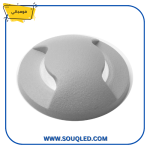 مصباح فوماجالي الدو 2L غاطس (وجهين) باللون الرمادي 1.7 وات، يستخدم للإضاءة الخارجية بمتانة عالية IP67.