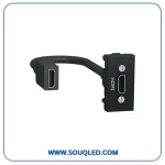 بريزة اتش دي مقبس HDMI أسود سلسلة نيو يونيكا ماركة شنايدر إلكتريك Schneider Electric.