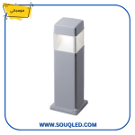 ⁦بولارد عمود إضاءة حديقة فومجالي خارجي ليد مستطيل - إضاءة صفراء 3000 كلفن⁩ - الصورة ⁦3⁩