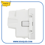 ⁦بريزة كهرباء مجوفة 16 أمبير شنايدر نيو يونيكا - فضي⁩ - الصورة ⁦4⁩