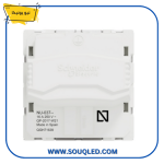 ⁦بريزة كهرباء مجوفة 16 أمبير شنايدر نيو يونيكا - فضي⁩ - الصورة ⁦6⁩