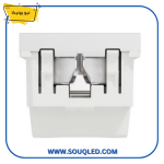 ⁦بريزة كهرباء مجوفة 16 أمبير شنايدر نيو يونيكا - فضي⁩ - الصورة ⁦7⁩