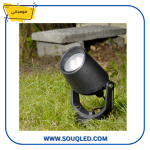 كشاف حديقة فوماجالي ميني تومي سبايك (حربة) 6 وات LED بلون أسود، يستخدم للإضاءة الخارجية بمتانة عالية IP66 وإضاءة قابلة للضبط.