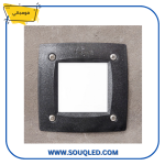 مصباح فوماجالي ليتي 100 غاطس (مربع، وجه واحد) باللون الأسود 3 وات، يستخدم للإضاءة الخارجية بمتانة عالية IP67.