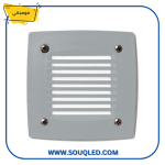 ⁦فوماجالي ليتي 100 GR رمادي 3 وات - كشاف غاطس مربع خارجي بوجهين إضاءة صفراء 3000 كلفن⁩ - الصورة ⁦3⁩