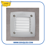 مصباح فوماجالي ليتي 100 GR غاطس (مربع، وجهين) باللون الرمادي 3 وات، يستخدم للإضاءة الخارجية بمتانة عالية IP67.