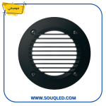 ⁦فوماجالي ليتي 100 GR أسود 3 وات - كشاف غاطس دائري خارجي بوجهين إضاءة صفراء 3000 كلفن⁩ - الصورة ⁦2⁩