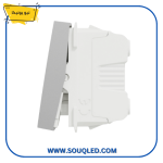 ⁦مفتاح إضاءة 16 أمبير فضي ماركة شنايدر نيو يونيكا⁩ - الصورة ⁦2⁩