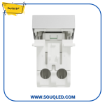 ⁦مفتاح إضاءة 16 أمبير فضي ماركة شنايدر نيو يونيكا⁩ - الصورة ⁦4⁩