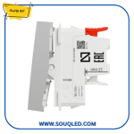 ⁦مفتاح وسط عريض 10 أمبير فضي ماركة شنايدر نيو يونيكا⁩ - الصورة ⁦3⁩