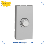 مقبس استقبال فضائي (دش) فضي اللون من ماركة شنايدر نيو يونيكا.