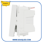 ⁦زر جرس مضيء (باللمبة والعلامة) أبيض شنايدر نيو يونيكا أصلي⁩ - الصورة ⁦4⁩