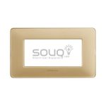 وش كهرباء بتشينو ماتكس ايدج بلاستيك، 4 فتحة، 14 × 7 سم², عاج