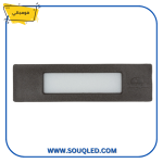 مصباح حائط فوماجالي نينا 190 (عدسة واحدة) باللون الأسود 7.5 وات، يستخدم للإضاءة الخارجية بمتانة عالية وقابلية لضبط لون الإضاءة.