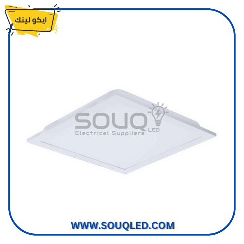 كشاف-بلاطة-ليد-٦٠x٦٠-٤٠واط-كوول-ايكو-لينك.jpg كشاف بلاطة ليد (LED Panel) ماركة إيكو لينك، مقاس ٦٠×٦٠ سم، بقدرة ٤٠ واط، بضوء أبيض نهاري كوول، يستخدم للأسقف المعلقة.