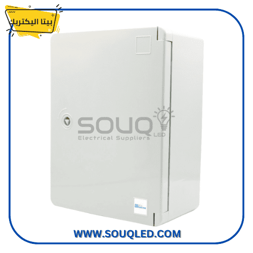 كابينة توزيع كهربائية صناعية (Industrial Enclosure) حماية IP65، ماركة بيتا إليكتريك، أبعاد 800600250 ملم، مخصصة للمعدات الثقيلة.