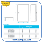 ⁦لوحة كهرباء خارجية بيتا إليكتريك IP65 مقاس 40*30*20 سم - صندوق توزيع معزول ضد المطر⁩ - الصورة ⁦2⁩