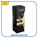 لمبة ليد بلحة كعب فضي 3 وات باللون الدافئ (الأصفر) من ماركة لمبة.